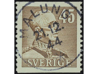 Sweden. Facit 282 used , 1940 Gustaf V large numerals 45 öre brown. EXCELLENT …