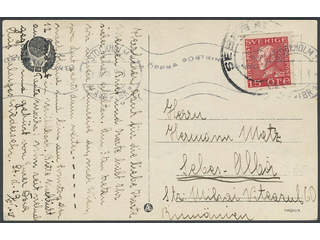 Sweden. Facit 177A cover , 15 öre on picture postcard (Saltsjöbaden) sent from STOCKHOLM …
