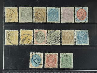 Iceland. Used 1876–1901. All different, e.g. F 8, 11, 13, 15, 17-18, 20-22, 27-29. …