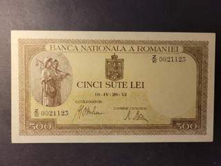 Romania 500 lei 20.4.1942, UNC
