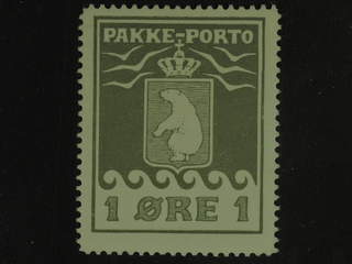 Denmark Greenland. Facit P4 IV ★★ , 1 øre olive. Good centering. Cert Möller.