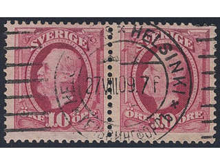 Sweden. Facit 54. FINLAND. Finnish town cancellation HELSINGFORS HELSINKI 27.VIII.09 on …