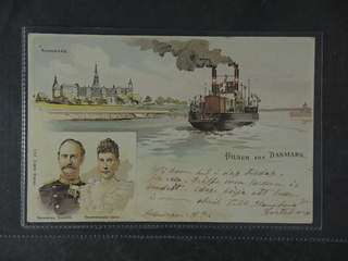 Denmark. Postcard Facit 57 , Multi picture card. "Hilsen fra Danmark", used card sent …