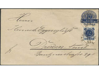 Sweden, Sverige, Sverige, Sverige. Postal stationery, Stamped envelope, Facit Fk5, F50, …