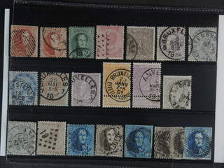Belgium. Used 1851-1884. All different, e.g. Mi 9 II, 10B, 13B, 40, 22, 33, 37, 46-47,. …