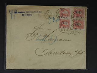 Sweden. Facit 45 cover , 4x10 öre on insufficiently prepaid cover sent from PKXP Nr 8C …