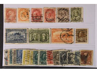 Canada. Used 1870–1922. All different, e.g. Mi 31, 70, 75-76, 81-82, 87-88, 90, 102D. …
