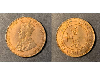 Hongkong George V (1910-1936) 1 cent 1934, UNC