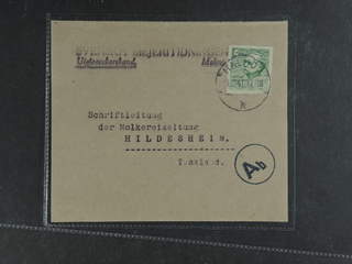 Sweden. Facit 333A cover , 1941 Artur Hazelius 5 öre green, single usage, on newspaper …