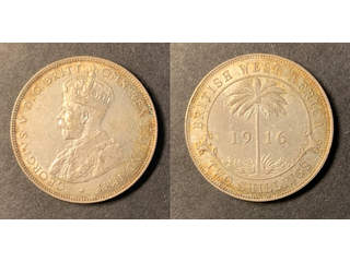 Brittiska Västafrika George V (1910-1936) 2 shillings 1916 H, AU