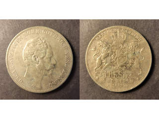 Sverige Oscar I (1844-1859) 4 riksdaler riksmynt 1859, 1+
