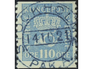 Sweden. Facit 169 used , 110 öre light blue. EXCELLENT cancellation STOCKHOLM 14.10.21. …