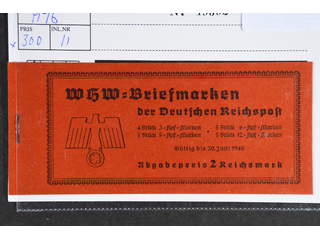 Germany Reich. Booklet Michel MH46 ★★ , 1939 Buildings 2 Reichmark. EUR 130