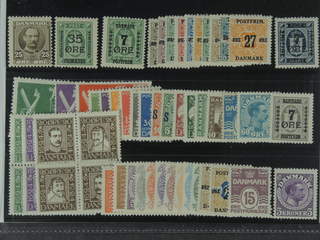 Denmark. ★ 1907–34. All different, e.g. F 72, 122, 127, 184-93, 201-12 (sheets), 213-15, …