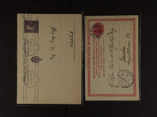 Sweden. Collection postal stationery. bKd8, 12 and 25, three used reply cards with …