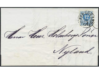 Sweden. Facit 21e cover , 12 öre on cover with EXCELLENT cancellation HERNÖSAND …