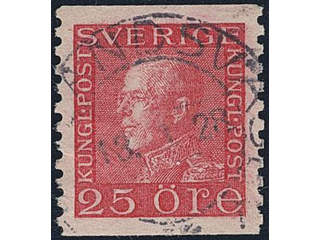 Sweden. Facit 182 used , 25 öre dull red. Superb cancellation UPPLANDSVÄSBY13.3.28. A …