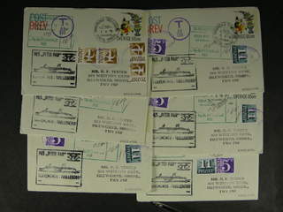 Sweden. Postal stationery, post letter Facit pB1 , 65 (+10) öre, ten usages, whereof …