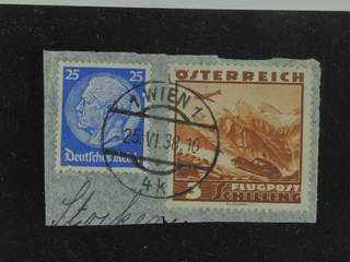Austria. Used 1850–1955. All different, e.g. Mi 31, 424A, 442-46, 491 I, 494-97, 566, …