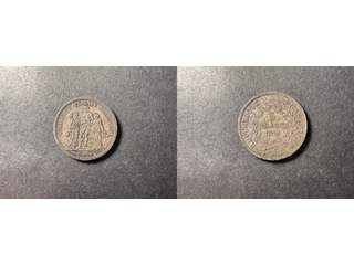 Frankrike 5 francs 1873 A, UNC