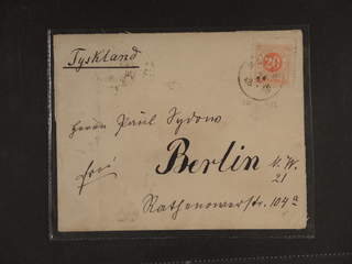 Sweden. Facit 46 cover , 20 öre on cover sent from MÖLLE 24.7.1889 to Germany. Transit …