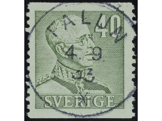 Sweden. Facit 281 used , 1940 Gustaf V large numerals 40 öre olive-green. EXCELLENT …