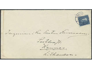 Sweden. Facit 183 cover , 25 öre on cover sent from HALMSTAD 6.12.29 to Lithuania. …