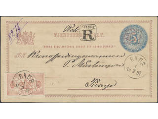 Sweden. Postal stationery, Official postcard, Facit TjbK3, Tj18, Official postcard 5/6 …