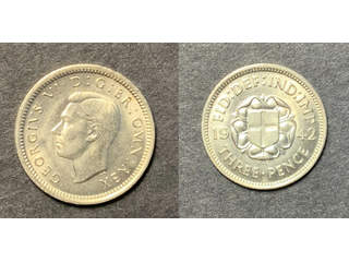 Storbritannien George VI (1936-1952) 3 pence 1942, UNC