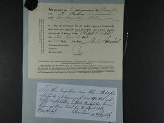 Sweden. Postal document. Unnumbered, early receipt for open registered mail, regarding a …