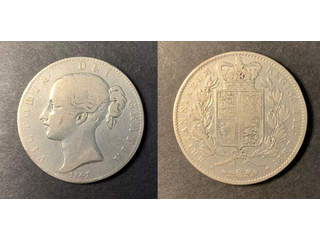 Storbritannien Queen Victoria (1837-1901) 1 crown 1847, F