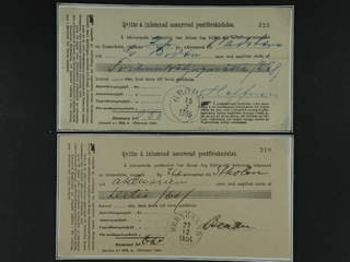 Sweden. Postal document. Blankett n:r 134, a. (Februari 1894) and 134, b. (Februari …