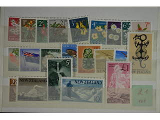New Zealand. Michel 392–412 ★★ , 1960 Definitive issue SET (21). EUR 110
