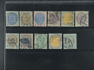 Denmark. Used 1870–1905. All different, e.g. F 20, 23, 30, 36-37, 44, 47-48, and 50. …