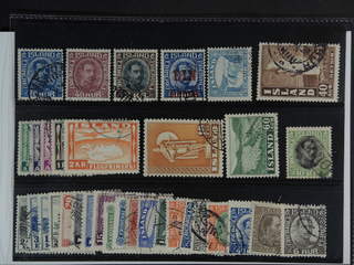 Iceland. Used 1873-1956. All different, e.g. F 134, 154, 156, 159, 199, 205-09, 230, …