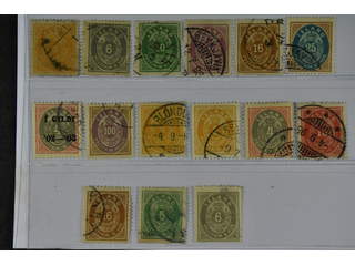 Iceland. Used 1876–1901. All different, e.g. F 8, 11, 13-14, 17, 19, 27-29, 50. Mostly …