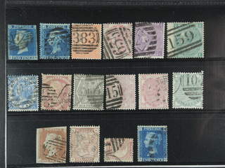 Britain. Used 1841-1881. All different, e.g. Mi 4A, 11B, 24, 28-29, 33-34, 37-38, 40-41. …