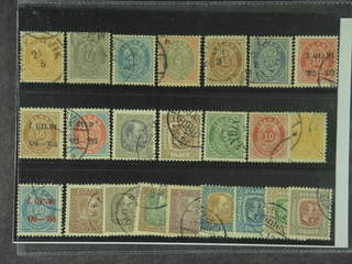 Iceland. Used 1876–1908. All different, e.g. F 8, 11, 15, 22, 27–28, 54, 58, 72, 83. …