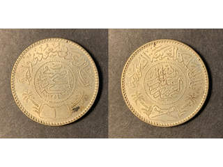 Saudiarabien Abd al-Aziz bin Saud (1926-1953) 1 riyal 1935 (AH1354), XF-UNC