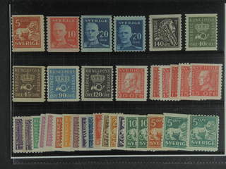 Sweden. ★ 1920-36. All different, e.g. F 141, 149A, 151A+C, 155, 158, 160, 167a, 171, …