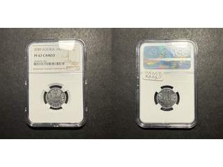 Österrike 10 groschen 1959, PROOF, NGC PF67 CAMEO