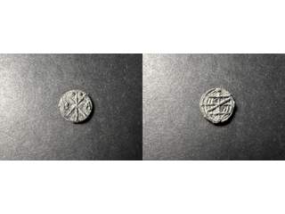 Portugisiska Malacca  Sebastien I (1557-1578) 1 dinheiro ND, AU