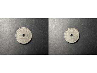 Grönland Christian X (1912-1947) 25 øre 1926, 1+, VF