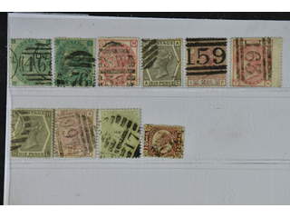 Britain. Used 1862–1877. All different, e.g. Mi 22a, 27-28, 39-41, 44, 47-48. Mostly …