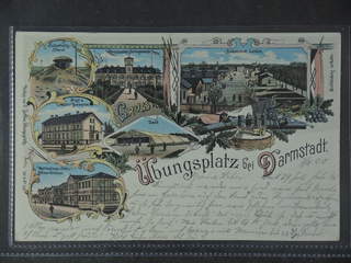 Germany Reich. PostcardGruss Aus. Darmstadt, used card sent from DARMSTADT 7.8.00 to …