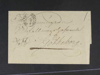 Sweden. E county. LINKÖPING 23.5.1832, arc postmark. Type 1 on beautiful cover sent to …