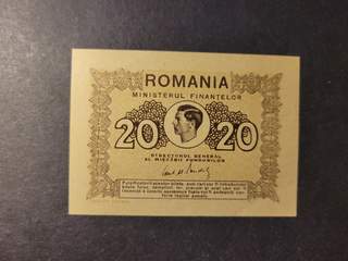 Romania 20 lei 1945, UNC