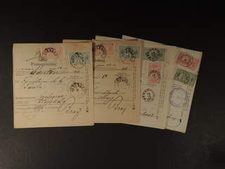 Sweden. Lot covers. Four money orders with Officials 1884–1893, of which two are franked …