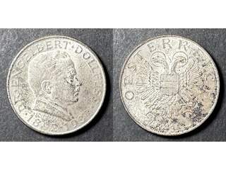 Österrike 2 shillings 1934, AU/UNC