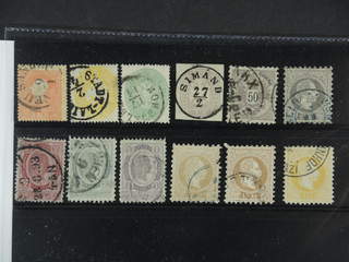 Austria. Used 1851–1896. All different, e.g. Mi 13 I, 24-25, 29, 49, 40 I, 62, 68. …